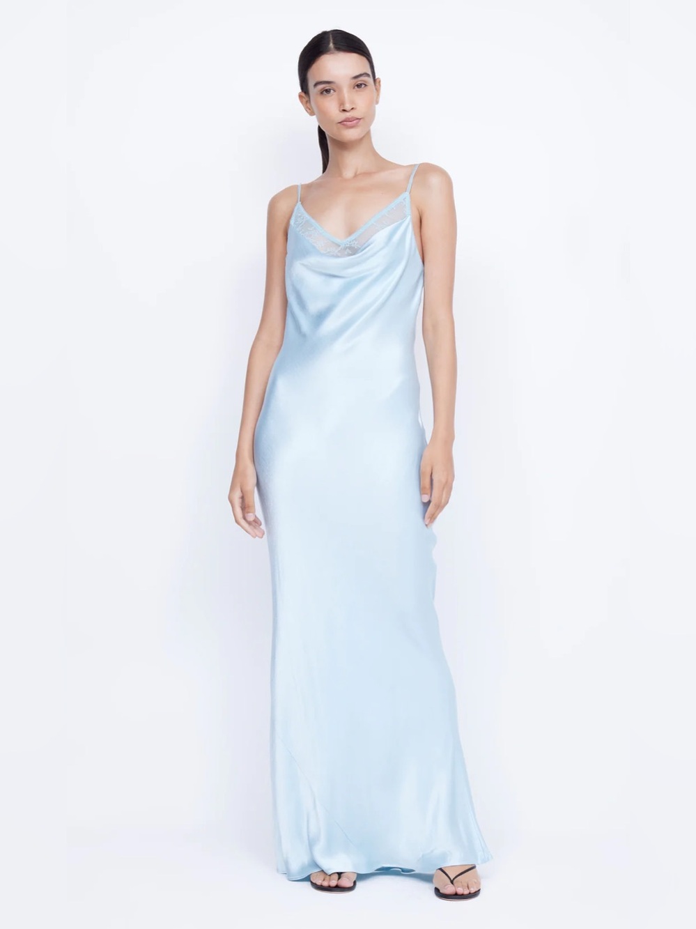 Bec & Bridge NWT US 4 Arabella Backless Dress In Dolphin Blue
